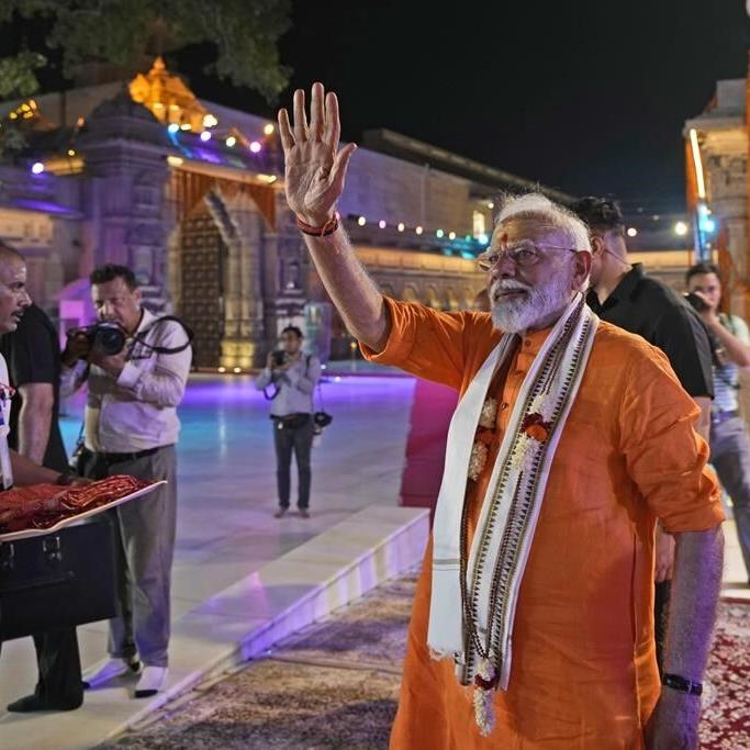 India PM Modi files his nomination to run for a third term in general election